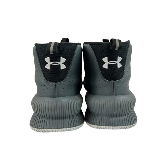 Under Armour Jet Sneakers HiTop 3022051-001 Black Gray Basketball Size: 10 - Picture 5 of 14